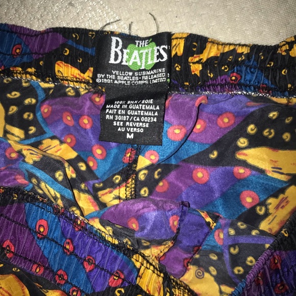 The BeatlesApple Silk Boxer Shirts Rare